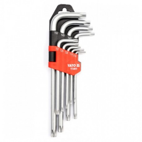 SET CHEI TORX YT 9 piese CR-V,T10-T50